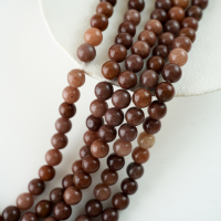 Lilla Aventurin,8mm rund,hel streng 38cm