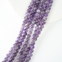 Lilla Krystal,10mm rund，hel streng 37cm