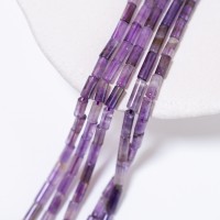 Lilla Krystal，8.8*4.3mm Cylinder Formet/38cm, Hel Streng