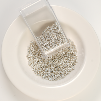 Miyuki Delica Beads, Metallisk Glans PB55L，ca. 1.6 mm, 11/0, ca. 4G, 1 æske