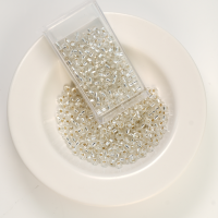 Miyuki Delica Beads, Glaseffekt RR8/0-1，ca. 3 mm, 8/0, ca. 10G, 1 æske