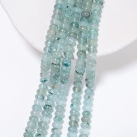 Natural Green Strawberry,Glatte Rondeller/8.3*4.7mm/38cm,Hel Streng