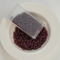 PRECIOSA Jordnød Beads,P3007，ca. 2*4mm, ca. 10G, 1 æske