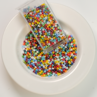 Preciosa Seed beads, 00008 Rainbow，ca. 2 mm, 10/0, ca. 10G, 1 æske