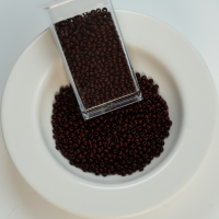 Preciosa Seed beads, 13780 Mørkebrun，ca. 2 mm, 10/0, ca. 10G, 1 æske
