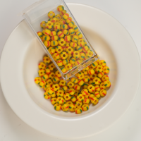 Preciosa Seed beads, 83590，ca. 5mm, 5/0, ca. 10G, 1 æske