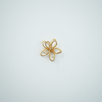 Vedhæng,Sløjfe, FG, ca. 15.7x5 mm. 2stk.