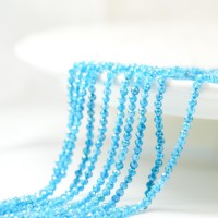 Zirkon, Dybhavesblå, Farverig 3 mm