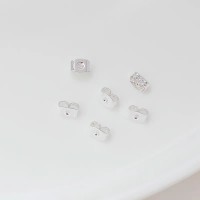 Bagstopper til ørestikker, FS, ca. 4.3 x 6.7 mm, 30 stk.