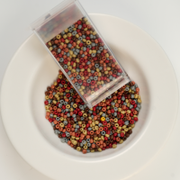 GB Seed beads, mix 1，ca. 2 mm, 10/0, ca. 10G, 1 æske