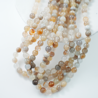 Gulf Gul Chalcedon，8mm rund，hel streng 37cm