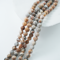 Kaos Agat，6mm rund，hel streng 37cm