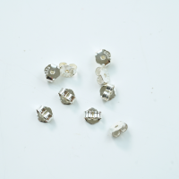 knipling ørestop, 4.5mm,SøLvbelagt,2 par