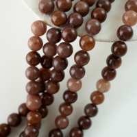 Lilla Aventurin，10mm rund，hel streng 38cm