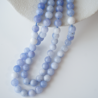 Lilla Morganit，8.5mm rund/37cm,hel streng