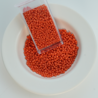 Preciosa Seed beads, 93110 Orange，ca. 2 mm, 10/0, ca. 10G, 1 æske