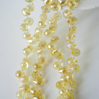 Zirkon,Jordbær,11*8mm/65cm，Hel Streng - Dijon