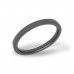 Faceted Ceramic Ring Black