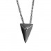 Plain Triangle Necklace_halskæde_sterlingsølv