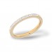Plain Zirkonia Ring Gold