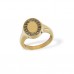 Signet Ring Zirkonia Golden